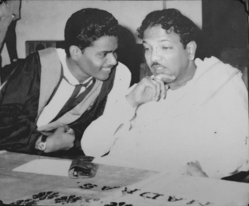 When M Karunanidhi became chief minister after Annadurai’s death, P R Ranagswami brought him to Pachaiyappa’s too. Rangaswami later withdrew from politics and focussed on academics(Photo courtesy: P R Rangaswami) When M Karunanidhi became chief minister after Annadurai’s death, P R Ranagswami brought him to Pachaiyappa’s too. Rangaswami later withdrew from politics and focussed on academics(Photo courtesy: P R Rangaswami)