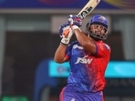 Delhi Capitals' Rishabh Pant plays a shot during the Indian Premier League 2022