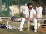 Shahid Kapoor in a still from Jersey. Shahid Kapoor in a still from Jersey.