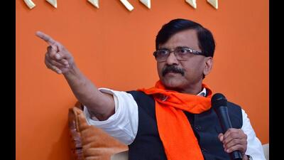 Shiv Sena leader Sanjay Raut. (HT PHOTO)