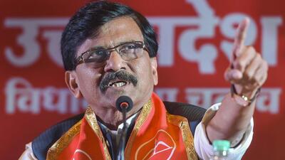 Shiv Sena MP Sanjay Raut claimed that IPS officer Rashmi Shukla tapped MVA leaders’ phones to prove loyalty to a political party and accused the Centre of giving protection to her. (File Photo/PTI) Shiv Sena MP Sanjay Raut claimed that IPS officer Rashmi Shukla tapped MVA leaders’ phones to prove loyalty to a political party and accused the Centre of giving protection to her. (File Photo/PTI)