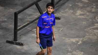 Ludhiana’s Lakshay Sharma won the bronze medal at the All India Junior U-19 National Ranking Badminton Tournament. (HT Photo)