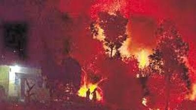 Dera Bassi fire officer Baljeet Singh said they got a call around 10.40 am about a fire at Vishal Papertech India Limited. (Representative Image/HT File)