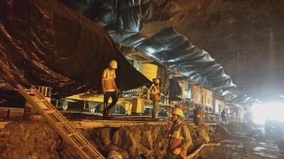 Metro tunnel work underway at Swargate in Pune. (HT FILE PHOTO) Metro tunnel work underway at Swargate in Pune. (HT FILE PHOTO)