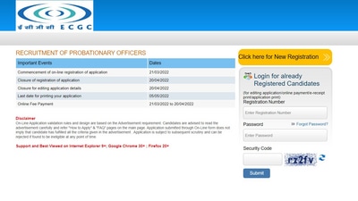 ECGC PO recruitment: Last date to apply for PO vacancies, direct link here ECGC PO recruitment: Last date to apply for PO vacancies, direct link here