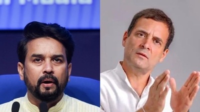 Anurag Thakur slams Rahul Gandhi on ‘bulldozer’ remark