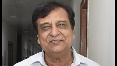 Filmmaker KC Bokadia on his visit to Lucknow. (HT Photo)