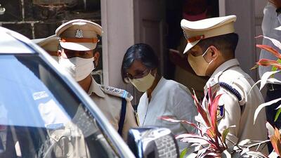 On March 2, additional commissioner of Police (Special Branch) Rajiv Jain filed an FIR against Shukla in Mumbai’s Colaba police station stating that she had tapped the phones of Raut and Khadse (HT PHOTO) On March 2, additional commissioner of Police (Special Branch) Rajiv Jain filed an FIR against Shukla in Mumbai’s Colaba police station stating that she had tapped the phones of Raut and Khadse (HT PHOTO)