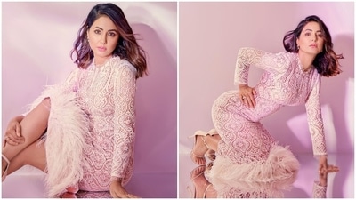 Hina's dress for the pictures is from the shelves of the high-street fashion label Zabella. She styled the look with minimal accessories, jewels, and make-up. Keep scrolling to see more photos of Hina. (Instagram/@realhinakhan) Hina's dress for the pictures is from the shelves of the high-street fashion label Zabella. She styled the look with minimal accessories, jewels, and make-up. Keep scrolling to see more photos of Hina. (Instagram/@realhinakhan)