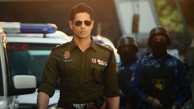 Sidharth Malhotra in a still from Indian Police Force teaser. Sidharth Malhotra in a still from Indian Police Force teaser. 