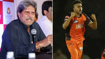 Kapil Dev shared his thoughts on young SRH pacer Umran Malik. (PTI/IPL) Kapil Dev shared his thoughts on young SRH pacer Umran Malik. (PTI/IPL)