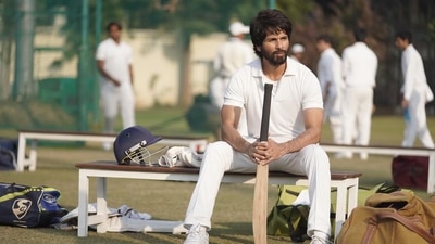 Shahid Kapoor in a still from Jersey. Shahid Kapoor in a still from Jersey.