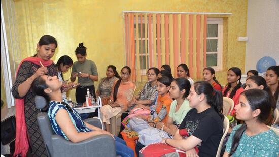 GCG Ludhiana has been given a nod by Punjab government to introduce new M Com and diploma courses in beauty and wellness. (HT Photo)