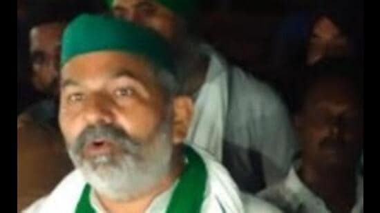 Farm leader Rakesh Tikait (HT File)