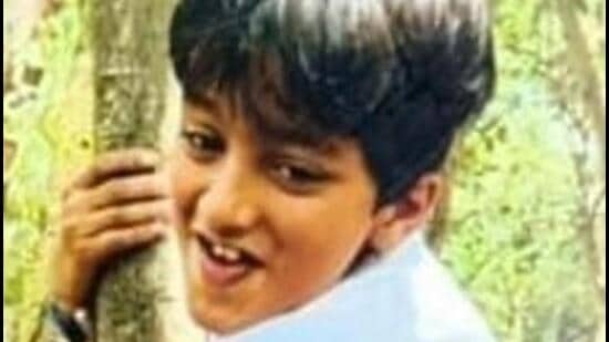 11-year-old Anurag Bhardwaj, student of Dayavati Public School, who died in a tragic school bus accident in Modinagar, Ghaziabad on Wednesday, April 20 2022. (HT Photo) (File)