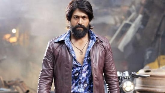 Yash stars as smuggler Rocky in the KGF film series. The franchise has earned a combined <span class='webrupee'>₹</span>925 crore at the box office.
