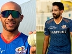 Tymal Mills and Dhawan Kulkarni. Tymal Mills and Dhawan Kulkarni. 