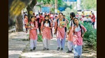 School closures have hit unprivileged students harder since many families had no access to mobile phones/computers and the internet. (Hindustan Times) School closures have hit unprivileged students harder since many families had no access to mobile phones/computers and the internet. (Hindustan Times)
