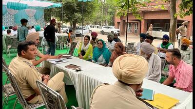 Ludhiana police disposed of 250 complaints at rahat camps held at different across the city. (HT Photo) Ludhiana police disposed of 250 complaints at rahat camps held at different across the city. (HT Photo)