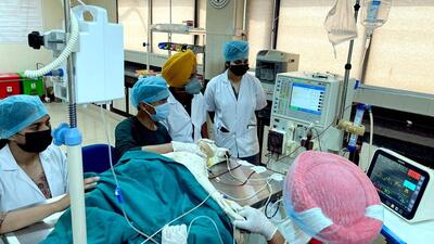 Dialysis unit at multi-specialty veterinary hospital of GADVASU in Ludhiana. (HT Photo )