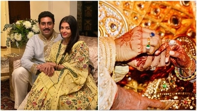 Aishwarya Rai and Abhishek Bachchan have shared throwback pictures.