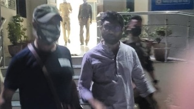 Mevani was arrested from by Assam Police from Palanpur Circuit House around 11:30 pm last night. (ANI) Mevani was arrested from by Assam Police from Palanpur Circuit House around 11:30 pm last night. (ANI)
