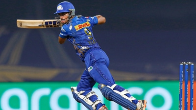 Tilak Varma of Mumbai Indians plays a shot during match 33 of Indian Premier League 2022 (PTI) Tilak Varma of Mumbai Indians plays a shot during match 33 of Indian Premier League 2022 (PTI)