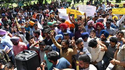 Condemning the university’s decision, student bodies termed it a tactic to restrain students from participating in protests. (HT File Phjoto) Condemning the university’s decision, student bodies termed it a tactic to restrain students from participating in protests. (HT File Phjoto)