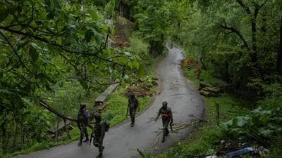 A top Lashkar-e-Taiba (LeT) commander and two terrorists were killed in an encounter with security forces at Malwah area of north Kashmir’s Baramulla district, police said on Thursday. (AP) A top Lashkar-e-Taiba (LeT) commander and two terrorists were killed in an encounter with security forces at Malwah area of north Kashmir’s Baramulla district, police said on Thursday. (AP)
