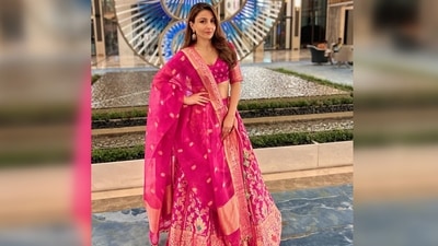 Soha Ali Khan also shared a collage, including videos and dreamy pictures from the wedding and captioned it, "My best friend got married !!❤️ @pink_on_ig #weddingdiaries (and we were not prepared for the Sangeet!)." (Instagram/@sakpataudi) Soha Ali Khan also shared a collage, including videos and dreamy pictures from the wedding and captioned it, "My best friend got married !!❤️ @pink_on_ig #weddingdiaries (and we were not prepared for the Sangeet!)." (Instagram/@sakpataudi)