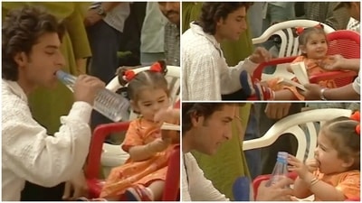 Saif Ali Khan with daughter Sara Ali Khan on the sets of his 1997 film Hamesha. Saif Ali Khan with daughter Sara Ali Khan on the sets of his 1997 film Hamesha.