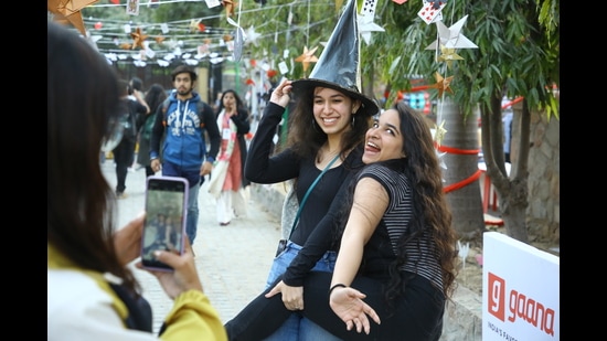 With the number of Covid-19 cases on the rise once again, many DU college administrations are playing it safe by avoiding mass gatherings. (Photo: Manoj Verma/ HT (Picture for representational purpose only))