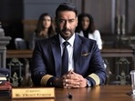 Ajay Devgn in a still from Runway 34. Ajay Devgn in a still from Runway 34.