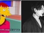 An old episode of The Simpsons gave a shout out to BTS.