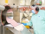 Pfizer's coronavirus disease (Covid-19) pill Paxlovid is manufactured in Freiburg, Germany.