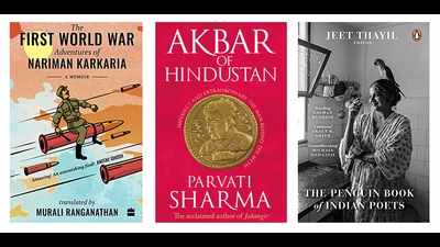 A Parsi’s memoir of fighting in WW1, a biography of Emperor Akbar, and an anthology of Indian poetry in English - all that on this week’s reading list. (HT Team) A Parsi’s memoir of fighting in WW1, a biography of Emperor Akbar, and an anthology of Indian poetry in English - all that on this week’s reading list. (HT Team)