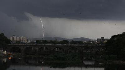 Along with Pune city, many parts of the State may also report thunderstorms along with rainfall till April 24. (REPRESENTATIVE PHOTO) Along with Pune city, many parts of the State may also report thunderstorms along with rainfall till April 24. (REPRESENTATIVE PHOTO)