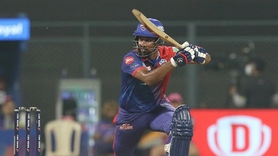Lalit Yadav of Delhi Capitals plays a shot during the 34th T20 cricket match of the Indian Premier League 2022 (PTI) Lalit Yadav of Delhi Capitals plays a shot during the 34th T20 cricket match of the Indian Premier League 2022 (PTI)