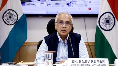 Dr Rajiv Kumar took over as NITI Aayog vice chairperson in 2017. (ANI)