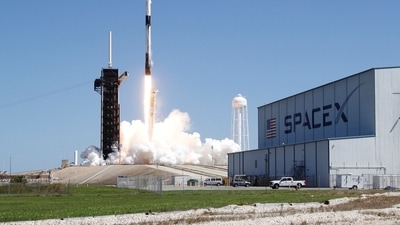 SpaceX has launched some 2,000 Starlink satellites to low-Earth orbit since 2019. (REUTERS)