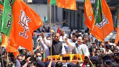 BJP national president JP Nadda is on a two-day visit to Himachal Pradesh from Friday during which he is attending a roadshow and rally in Nagrota Bagwan in the politically significant Kangra district. (HT file photo) BJP national president JP Nadda is on a two-day visit to Himachal Pradesh from Friday during which he is attending a roadshow and rally in Nagrota Bagwan in the politically significant Kangra district. (HT file photo)