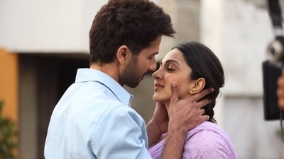 Shahid Kapoor and Kiara Advani in a still from Kabir Singh. Shahid Kapoor and Kiara Advani in a still from Kabir Singh.