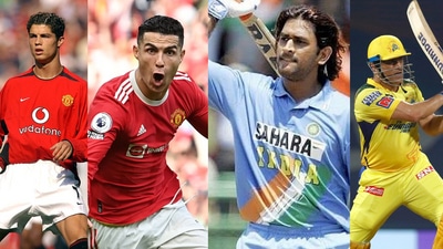 Cristiano Ronaldo and MS Dhoni (File Photo) Cristiano Ronaldo and MS Dhoni (File Photo)