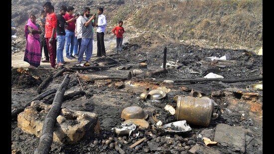 The NGT issued notice to the Punjab chief secretary in Ludhiana shanty fire incident; asks why state be not held accountable. (HT) The NGT issued notice to the Punjab chief secretary in Ludhiana shanty fire incident; asks why state be not held accountable. (HT)