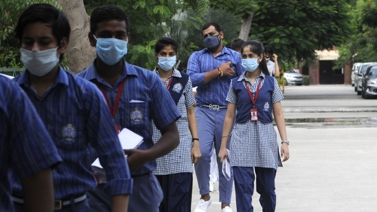 Schools in Delhi reopened for physical-only classes from April 1.(HT Archive)