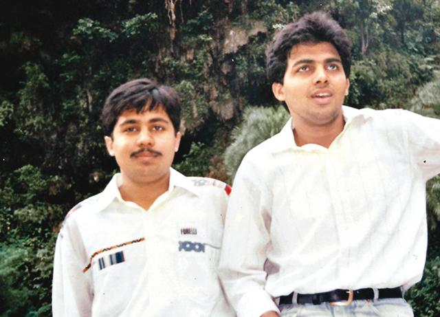 With his brother Praveen while holidaying at Sahastradhara, Dehradun With his brother Praveen while holidaying at Sahastradhara, Dehradun