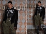 The gorgeous Deepika Padukone made a stylish appearance at the gala dinner hosted by Louis Vuitton dinner in Venice which was held on April 21. For the occasion, she wore a Louis Vuitton’s Spring Summer 2022 collection.(Instagram/@deepikapadukone)