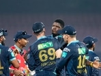 Joseph wrapped up a brilliant bowling performance by Gujarat Titans. (BCCI) Joseph wrapped up a brilliant bowling performance by Gujarat Titans. (BCCI)
