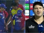 (L) Watson talks to Rishabh Pant during the final over; Watson during the press conference(IPL) (L) Watson talks to Rishabh Pant during the final over; Watson during the press conference(IPL)