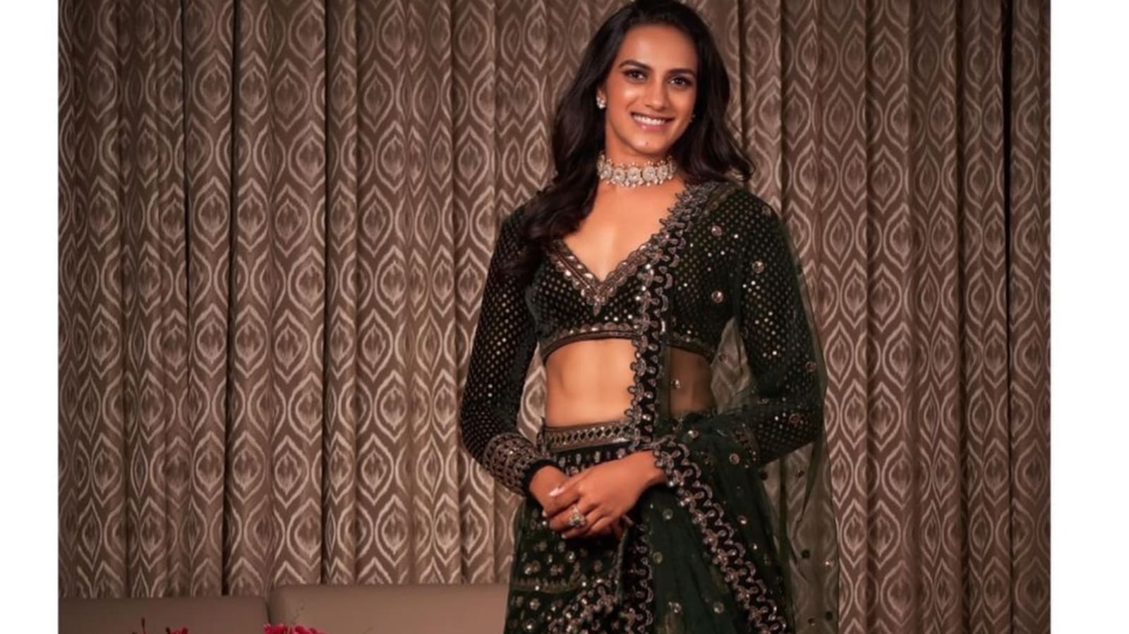 PV Sindhu's sizzling ethnic look in ₹1 lakh deep green lehenga makes jaws drop